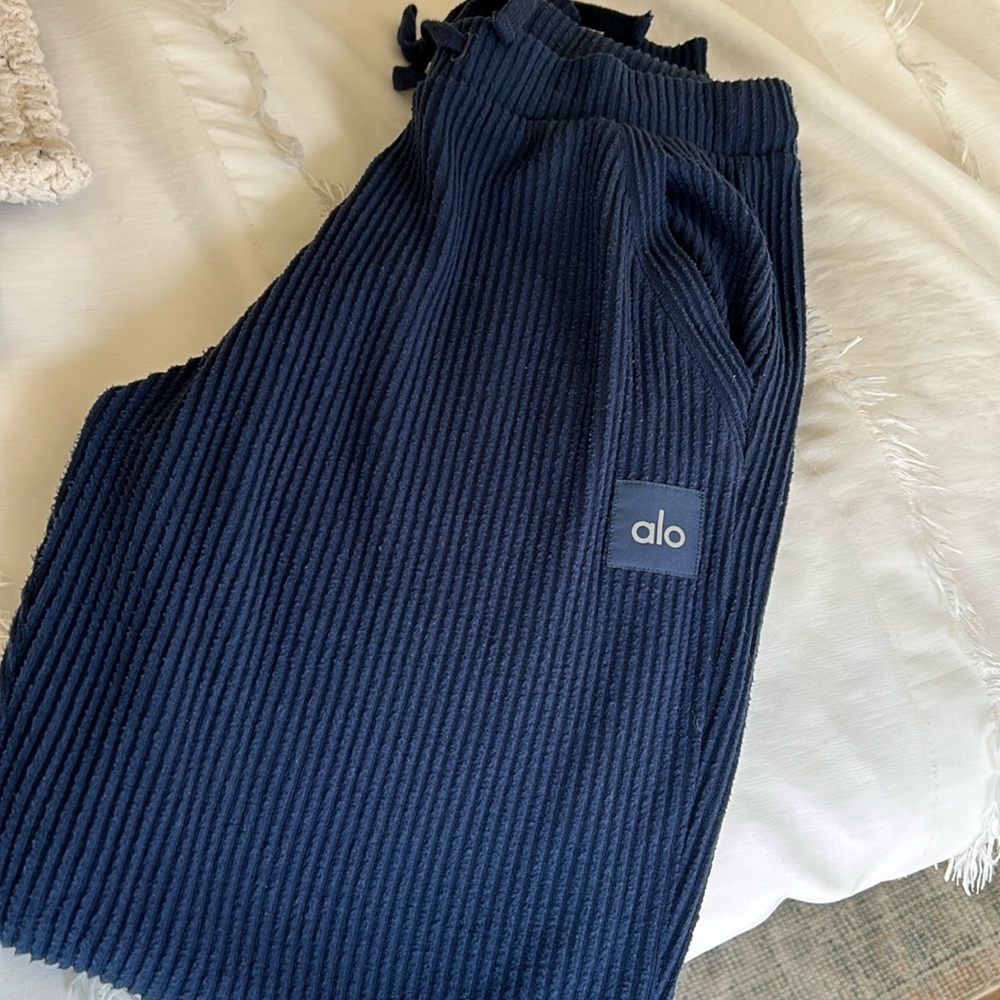 Alo Muse pant, Navy, Sz S